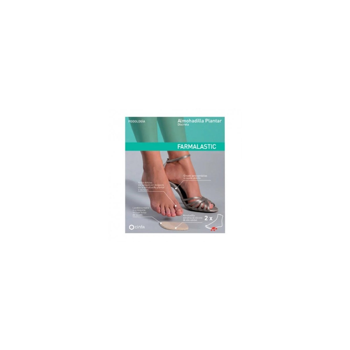farmalastic almohadilla plantar discreta