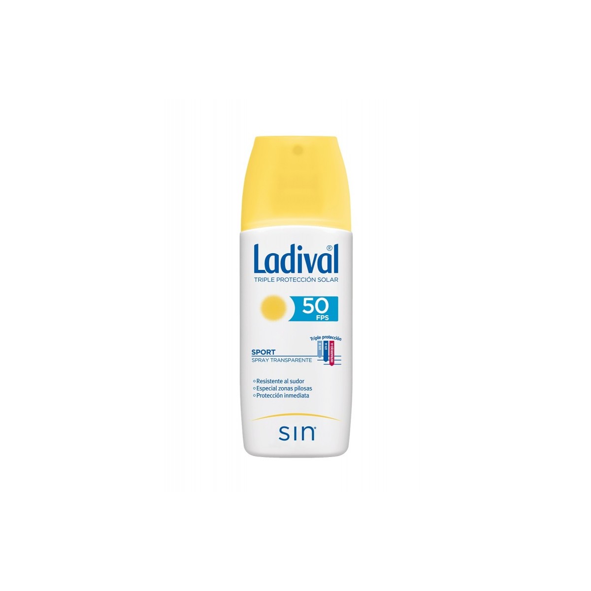 LADIVAL SPRAY FPS 50+ 150 ML